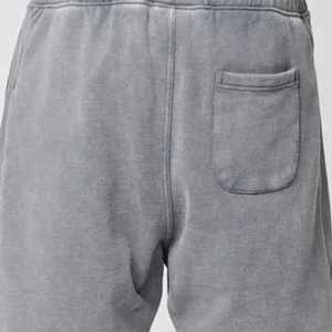 Short personnalisé délavé à l'acide grande taille pour hommes Logo vieilli Impression DTG Strass 100% coton Séchage rapide Fashion Street Style - Product Image 6