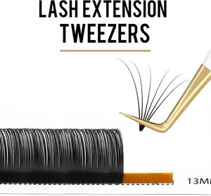 Professionnel Vente Chaude Blanc Couleur Diamant Poignée Poignée Or Fiber Pointe En Acier Inoxydable Antistatique Cils Pince À Épiler OEM - Product Image 6