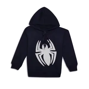 High Quality Puff Printing Spider Hoodie Full Face Zipper 2024 Unique Product Spider Hoodie Low Price Latest Style Spider Hoodie