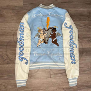 2024 2025 nuevo diseño de buena calidad Casual carta hombre chaqueta Varsity chaquetas al aire libre deportivo equipo espíritu 3D bordado ropa de moda - Product Image 2