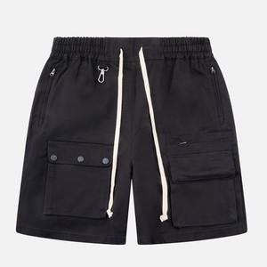Shorts de sport pour hommes de la meilleure qualité, nouvelle mode, séchage rapide, décontractés, personnalisés, 100% polyester, toile unie, logo sur le devant, vente chaude - Product Image 5