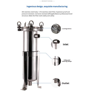 Boîtier de filtre à manches personnalisable en acier inoxydable avec accouplement à sac en PP unique Composants de noyau de roulement de boîte de vitesses 220v Fournisseur direct - Product Image 4