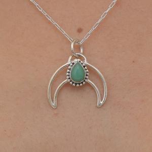 925 Sterling Silver Handmade Gemstone Green Onyx Spinner Pendentif 925 Estampillé Meilleure Qualité Parfait Cadeau De Mariage Pendentif Bijoux - Product Image 3