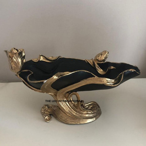 Amazing Nordic Modern Luxury <b>Serving</b> <b>Bowl</b> Decorative Gold Plated Design For Fruit Centerpiece Display Free Set of 2 - Product Image 6