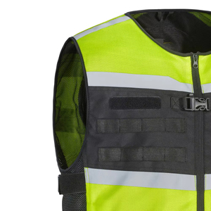 Gilet de sécurité en polyester haute visibilité personnalisable 2025 avec poches réfléchissantes Gilet de construction pour vêtements de travail - Product Image 3