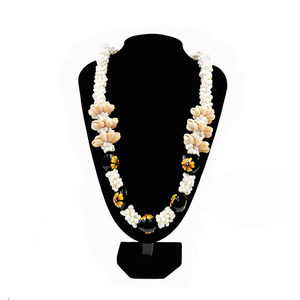 שרשרת ליי מקונכיות הוואי, טבעת ליי מקונכיות ים מונגו, שרשרת ליי לסיום לימודים ותכשיטי חוף - Product Image 5