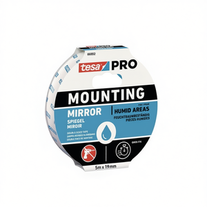 Pro <b>Mirror</b> 66952 <b>White</b> Mounting Tape 5m Length 19mm Width for Bath & Toilet Supplies by TESA - Product Image 3