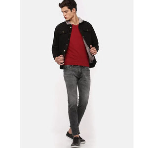 Vestes pour hommes tendance, dernières nouveautés, vente chaude, veste en jean décontractée élégante, classique, élastique, veste en jean pour homme - Product Image 5