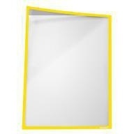 Ultradex Magnetic Frames for DIN <b>A4</b> PET Yellow 5 Pcs./pack. Premium File <b>Folder</b> Accessories - Product Image 1