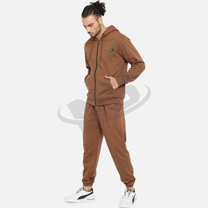 Conjunto Deportivo Personalizado al por Mayor con Logotipo para Hombre, Sudadera con Capucha de Corte Regular Informal, Pantalones Deportivos, Ropa de Entrenamiento Cómoda y Transpirable - Product Image 6