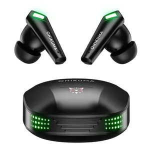 Auriculares deportivos ONIKUMA, auriculares intrauditivos impermeables de alta calidad de sonido, auriculares inalámbricos, auriculares Tws para juegos