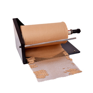 Convenient Honeycomb Wood <b>Roll</b> Dispenser Economical Protective Film Easy-to-Use Void Fill Kraft <b>Paper</b> Cushion Packaging - Product Image 5