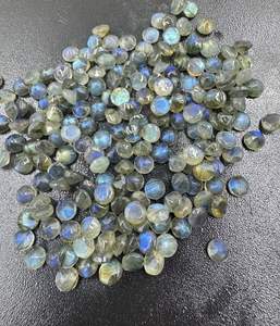 Haute qualité 8mm naturel bleu Flashy Labradorite à facettes forme ronde pierres précieuses en vrac pour la fabrication de bijoux pierres précieuses en gros - Product Image 2