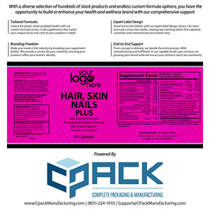 Meilleur Prix Produits de beauté en vrac de haute qualité Cheveux Peau Ongles Plus Capsules Vitamines C Complément alimentaire riche en nutriments Fabriqué aux États-Unis - Product Image 4