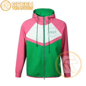 Sudadera con Capucha Personalizada de Algodón y Felpa Alpha Kappa, con Logotipo Bordado en la Parte Delantera, Ropa Griega para Mujeres, Otoño-Invierno, Alta Calidad - Product Image 6