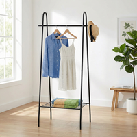Armoire autoportante pliable en métal moderne avec étagère pour chambre et salon – Meuble de rangement au design minimaliste pour la maison