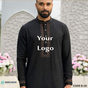 Soporte Panjabi para Hombres Nuevo 2024 Bangladesh Personalización de diferentes estilos de ropa musulmana directo de fábrica - Product Image 3