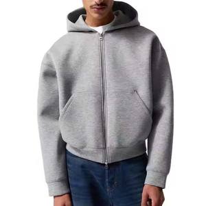 Top Tendance Hommes Streetwear Style Blanc basicscotton mélangé Polaire Bouffée Imprimé Pull Hoodies à Vendre Personnalisé Unisexe Hoodies - Product Image 4
