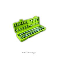 Kit d'outils multifonctions de haute qualité à 27 pièces LAXTON L03-027 |   Boîte à outils en acier chromé durable pour usage en jardin