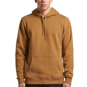 Sudadera con capucha para hombre con logotipo liso marrón claro Sudadera con capucha venta al por mayor para hombre Casual liso hombres moda estilo invierno sudaderas con capucha sudadera - Product Image 1