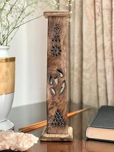 Quemador de Incienso Religioso de Madera Natural con Diseño Clásico, Duradero y Compatible con Incienso Indio para el Hogar, Oficina o Templo - Product Image 3