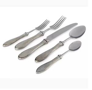 Latest Stainless Steel <b>Gold</b> Plated Spreader New Metal Cutlery Set for Eating Use Flatware Sets - Product Image 3