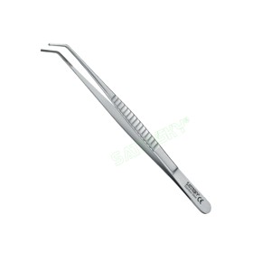 BRUCELLES DENTAIRES LONDON-COLLEGE gauche courbé 15cm Instruments en acier inoxydable fabriqués avec AISI 420 - Product Image 3