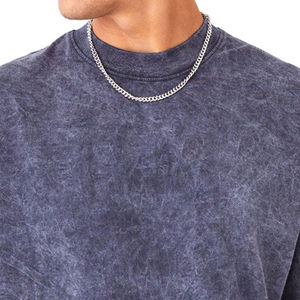 Microfibra FashionCustom AcidWash Graphic T Shirt Hombres Oversized Vintage T Shirt 100% algodón, camiseta para hombres, ajuste suelto, impreso - Product Image 5