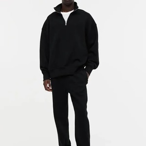 Men's <b>Zip</b>-Up <b>Hoodie</b> Pullover Sweatshirt 100% Cotton Fleece Lined Full-<b>Zip</b> Long Sleeve Sports Jacket with <b>Pockets</b> - Product Image 1
