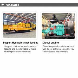 New Horizontal Tree Branch Chipper Machine with Engine Wood Tree Branch Shredder Root <b>Wool</b> Chipper - Product Image 4