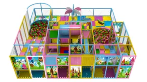 BEST SELLER Customizable Mixed Colour Certified Indoor Softplay Playground Equipment Large Size Ball Pool