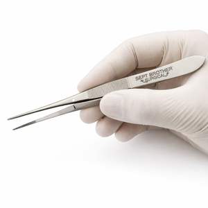 Pinzas Quirúrgicas Profesionales de Acero Inoxidable, Pinzas Médicas para Cirugía y Uso Clínico - Product Image 1