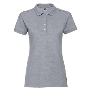 Chemises polo promotionnelles personnalisées pour femmes, en tissu extensible - Product Image 4