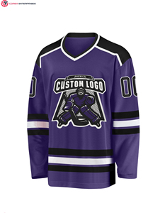 2025 Maillots de hockey personnalisés Maillots de hockey sublimés Uniforme de hockey sur glace Pro - Product Image 1