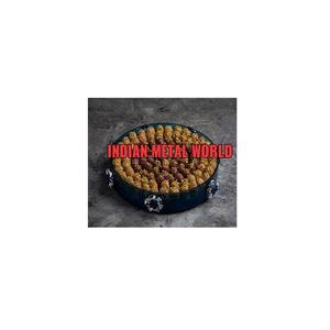 Dernière conception bols à chocolat de forme ronde en fer massif avec plateau bols de service de nourriture de restaurant à bon prix - Product Image 2