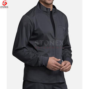 Chaqueta exfoliante con capucha de alta calidad para hombre, diseño sólido con cremallera, superventas, recién llegado, venta al por mayor, gran oferta para invierno - Product Image 2