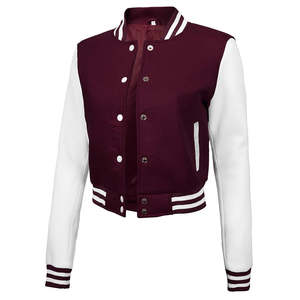 Veste universitaire pour femmes au design personnalisé avec broderie Manteau de baseball de style universitaire pour le streetwear et l'hiver - Product Image 2