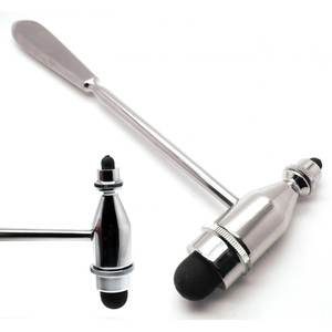 Martello a percussione in acciaio inossidabile martello riflesso in metallo per uso medico strumento diagnostico manuale neurologico e reflusso - Product Image 1