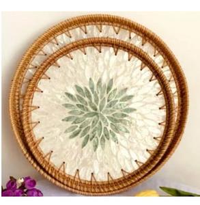 Home Hotel Restaurant Use Pizza Serving Resin Tray Snacks Server Marble Tray For Home Daily Kitchen Catering Used Item - Product Image 6