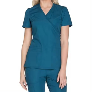 Nouvelle Arrivée KATBROS INDUSTRY Ensembles de Blouses Médicales Personnalisées OEM pour Femmes, Utilisation Hospitalière Estivale, Tissu Toile de Haute Qualité, Sur Mesure - Product Image 3