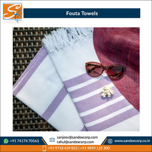 Proveedor indio de alta absorción de agua multicolor mejor calidad 100% algodón OEM Fouta Toallas de playa Toalla de playa de golf - Product Image 4