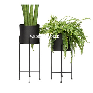 Traditional Design Metal Planter Set of Two Handmade Planter Pot Customized Shape Table Ware Designer Wholesale Planter - Product Image 5