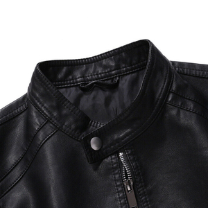 Abrigo Largo de Cuero para Hombre, Diseño Personalizado y Logotipo, Calidad Superior, Talla Adulto, Transpirable, Nueva Moda, Chaqueta de Cuero para Hombre - Product Image 4