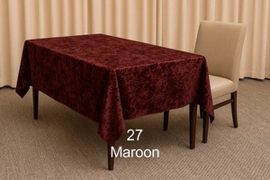 Mantel cuadrado de terciopelo esmeralda de 6 pies 450 GSM, lavable de lujo, respetuoso con el medio ambiente, resistente al calor, duradero, a prueba de polvo, reutilizable para eventos - Product Image 4