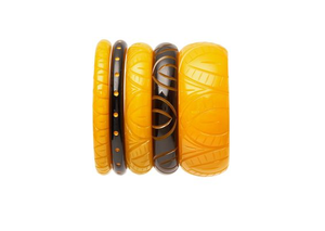 Moda de moda resina brazalete tornillo pulseras brazaletes para mujer Vintage encanto geométrico azul diseñador pulsera mujer joyería - Product Image 4