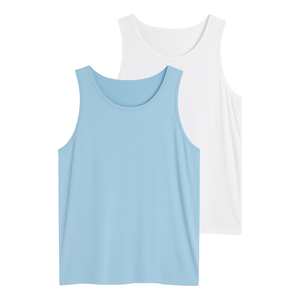 เสื้อกล้ามผู้ชายสำหรับฤดูร้อนใหม่เสื้อกล้ามผู้ชายน้ำหนักเบาคลาสสิกแขนกุดสำหรับใส่วิ่ง - Product Image 3