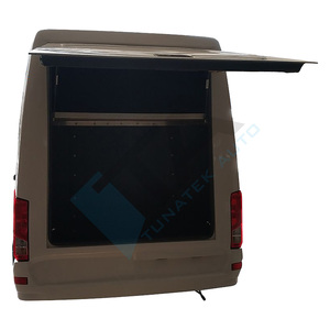 Nueva caja de herramientas trasera Crafter para almacenamiento adicional, equipaje extra, esquí, para minibús, panel de furgoneta, furgoneta camper, autobús, Sprinter W906 W907, fibra de vidrio - Product Image 6