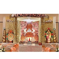 Décoration de Mandapam pour mariage indien, style Kalyana, pour mariages en Inde du Sud et au Sri Lanka, idéal pour les mariages en destination.