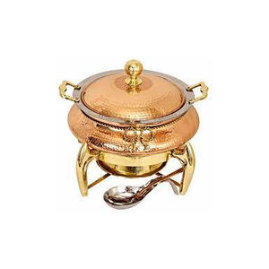 Gaufrier de 7 pouces avec cadran en métal fini en cuivre, outil de rôtissoire, pour décor d'hôtel, de restaurant - Product Image 1