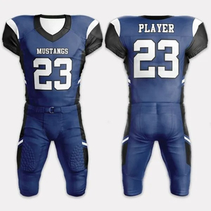 Uniforme de Fútbol Americano de Alta Calidad, Hecho en Fábrica, Diseños de Sublimación Pakistaníes, Transpirable, Manga Corta, Tallas Grandes, Personalizado - Product Image 1